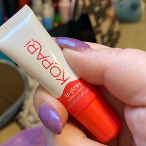 unused but no box original kopari clear lipgloss
